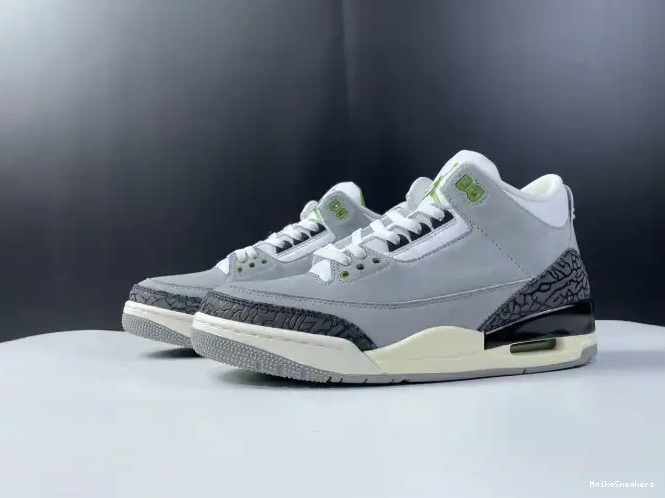 MaikeSneakers Chlorophyll 136064-006 Air 3 Jordan Retro 0425